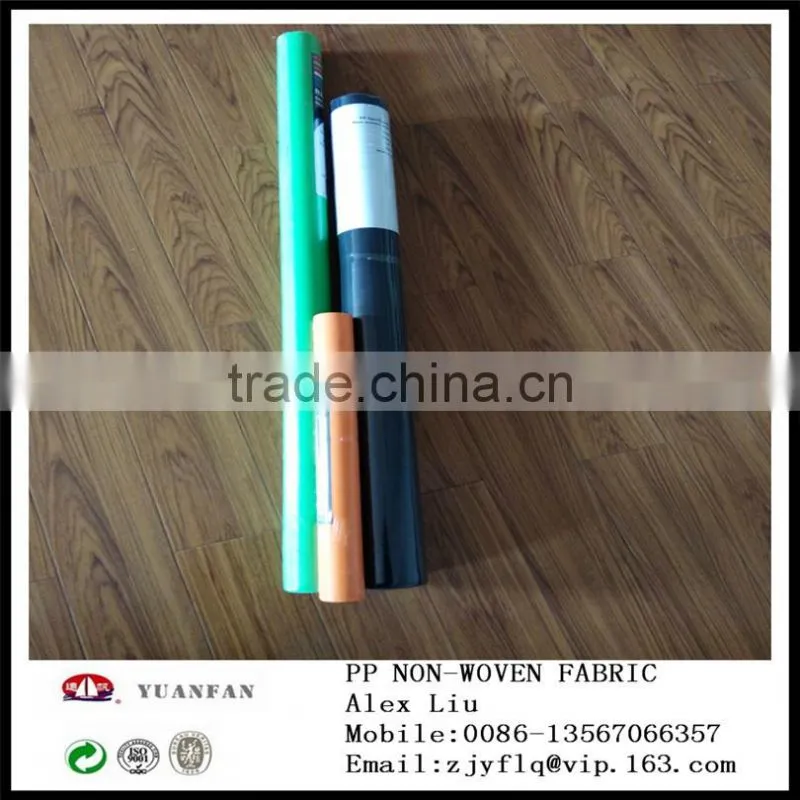 Black 100% PP non woven fabric used for agricultural gardening fabricl weed mat