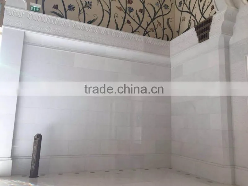 New choice white nano glass 3 artificial stone slabs