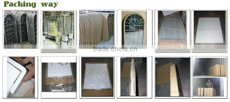 decorative wall iron round mirror