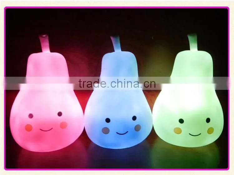fruit series pear shaped unique fancy led light night