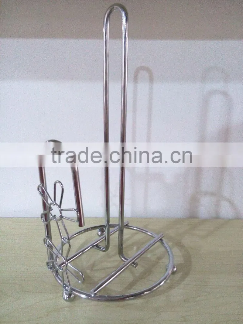 New Item Chrome Tempered Wire Napkin Holder Kitchen Tissue Tray