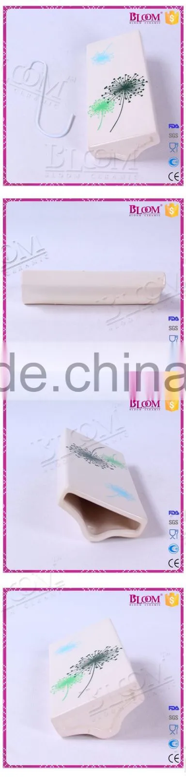 Decal design hanging decor white ceramic humidifier air