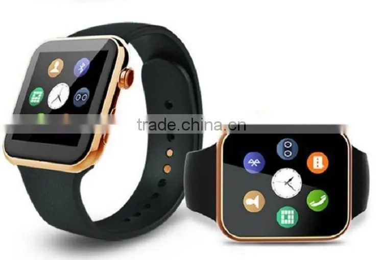 Best selling 1.54" touch screen 40mm bluetooth smart watch A9 with heart rate monitor and pedometer, bluetooth etc function