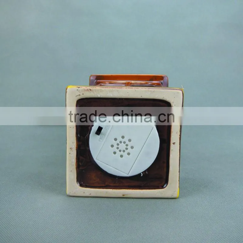Outdoor Hanging LED Ceramic Garden Lantern