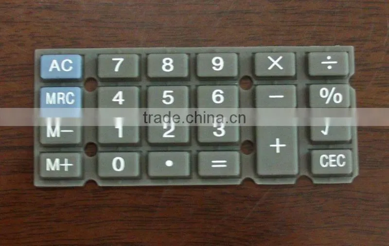 high quality custom design silicone button rubber keypad