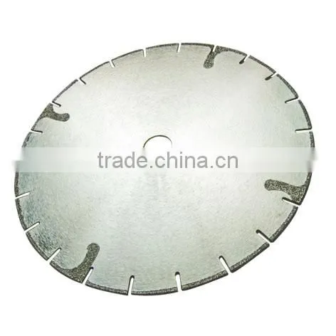 Special shape concave cutting discs for wood cutting /Electroplated Diamond Saw Blades