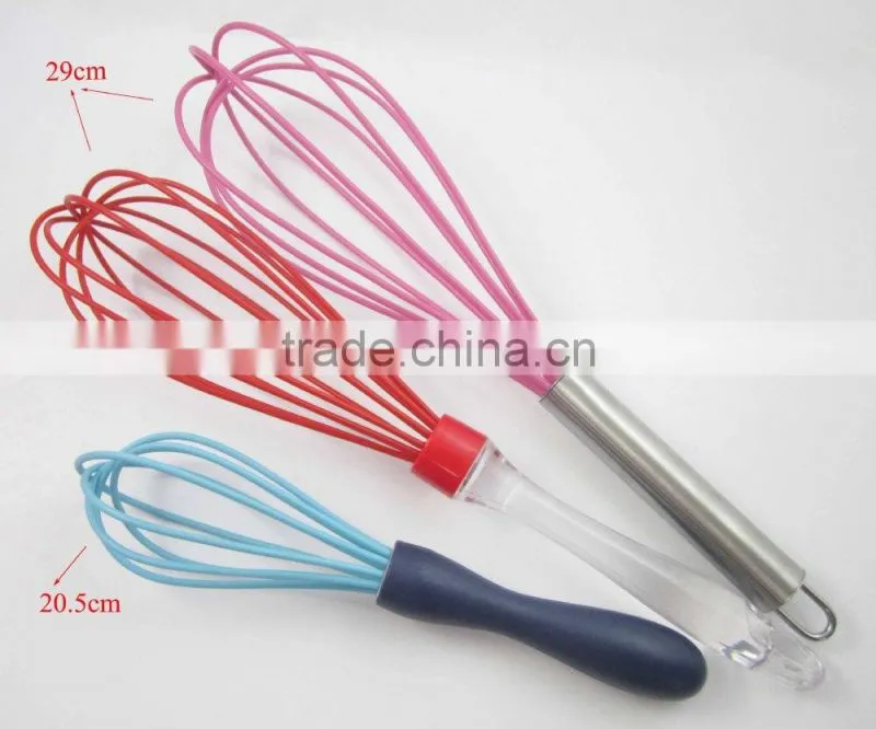 High Quality Silicone Egg Whisk Manual Egg Beater