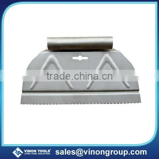 Heavy Duty Adhesive Spreader, Metal Spreader, High Quality Steel Spreader, Grout Spreader, Metal Scraper