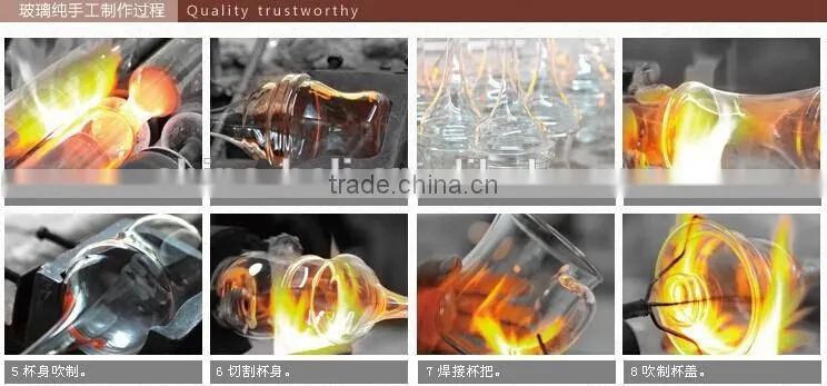 drinking cup double wall glass cup