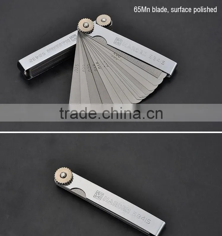 Professional 15pcs 65Mn Feeler Gauge