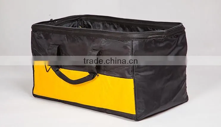 Large capacity fold electrical tool kit bag