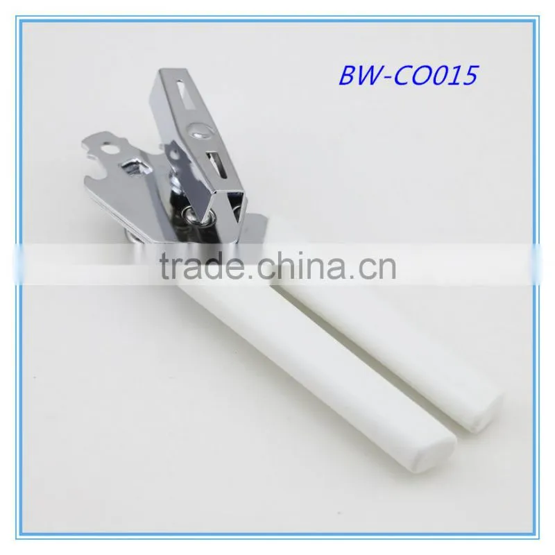 White Handle Nice Design Multifunction Manual Can Bottle Opener