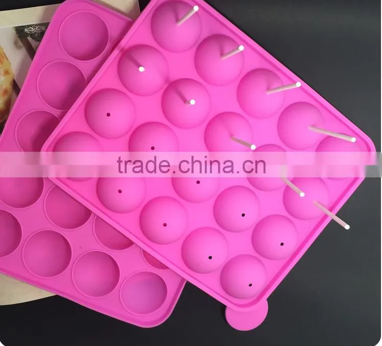 11049 Silicone Lollipop Party ice ball Baking candy Mold