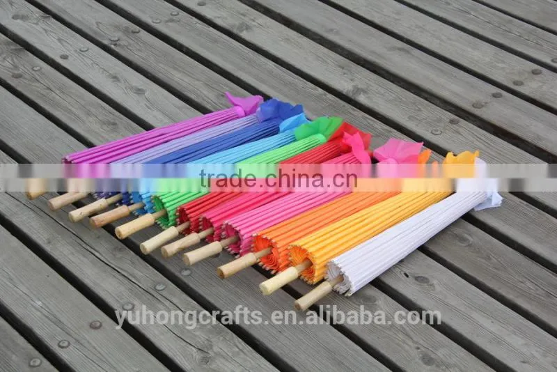 Handmade silk parasol bamboo for promotion