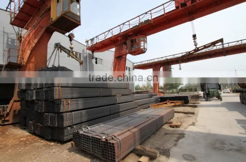 factory price galvanized square pipe railling hollow section tube