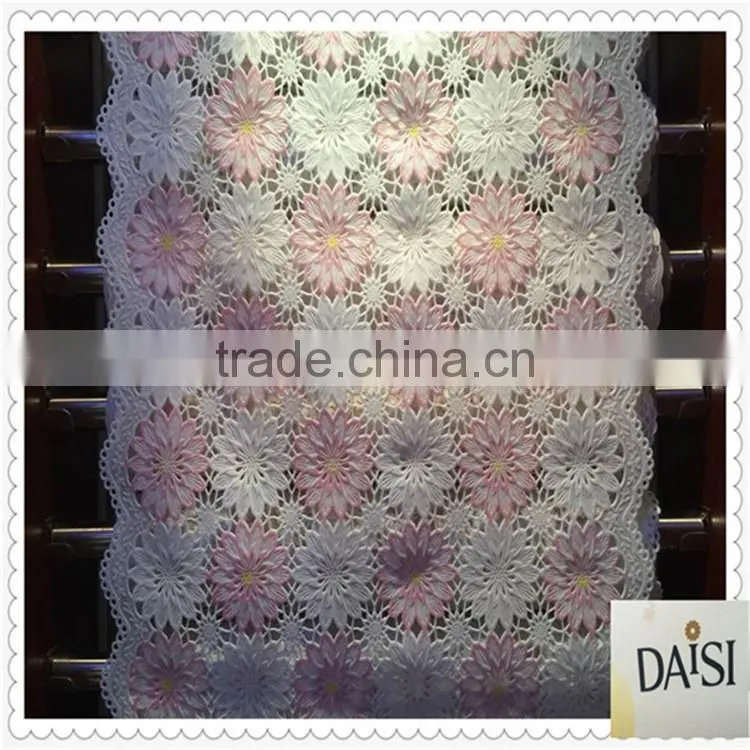 China manufactury home textiles PVC Lace plastic tablecovers walmart wholesale 50X20meter