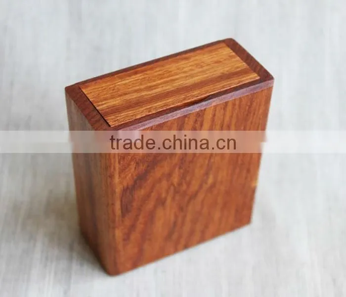 Handmade wooden cigarette box