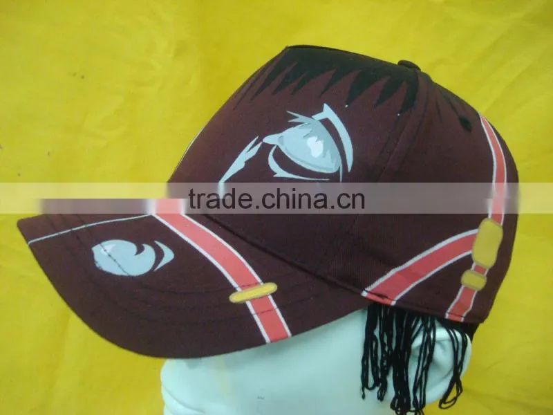 100% cotton crazy hats with printing LOGO