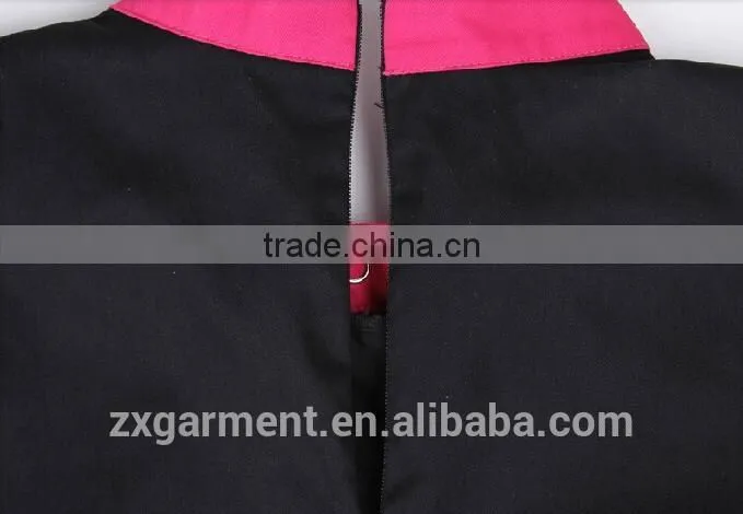 2017 ZX Fashion Design Western Fast food Restaurant Uniform Cheap Price