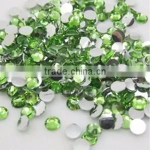 Hot Hot Hot! Fine cut! Fine transparency! Dongzhou high quality crystal sew on round stones