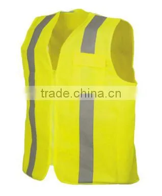 China custom roadway safety reflective safety vest for worker