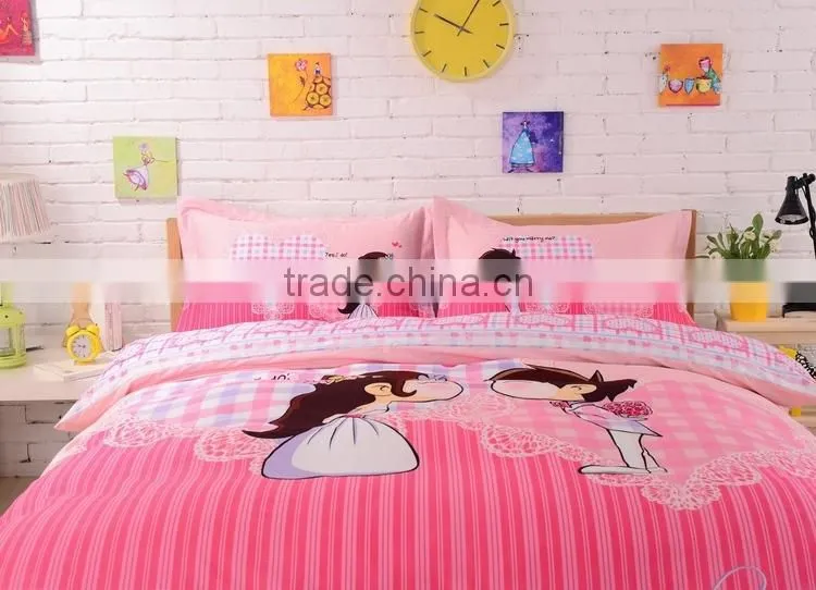 100%cotton chinese wedding bedding set