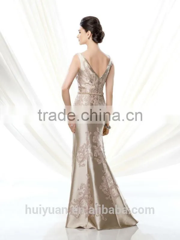 sexy long satin lace evening nice design casual dress