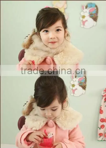 Cute Korea style coat Kids wholesale winter clothing