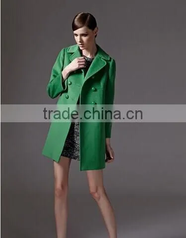 2014 winter hot selling good women overcoat
