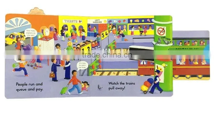 Customizable twitch cardboard book children education book printing boardbook binding book from factory UV+glossy lamination