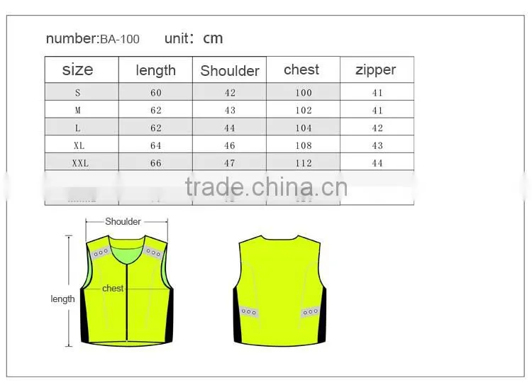 2016 LED reflective green camping & hiking shirts