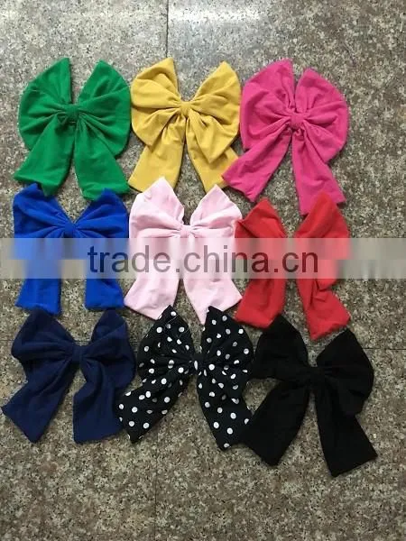 girls and doll bow hairwear persnickety remake cotton bowknot baby girl headbands children cotton hairband wholesale 2016