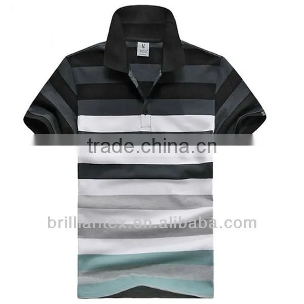 Striped Sporting Polo Tshirts Men