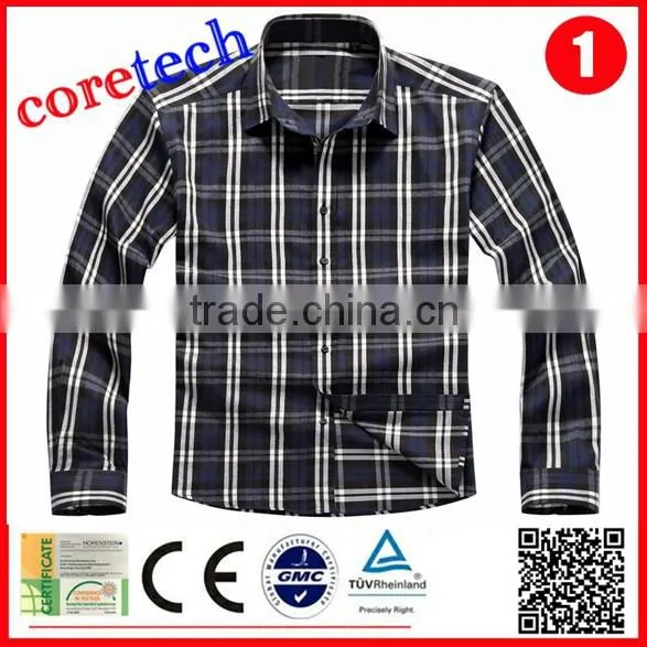 hot sale popular plaid polo shirt for men factory