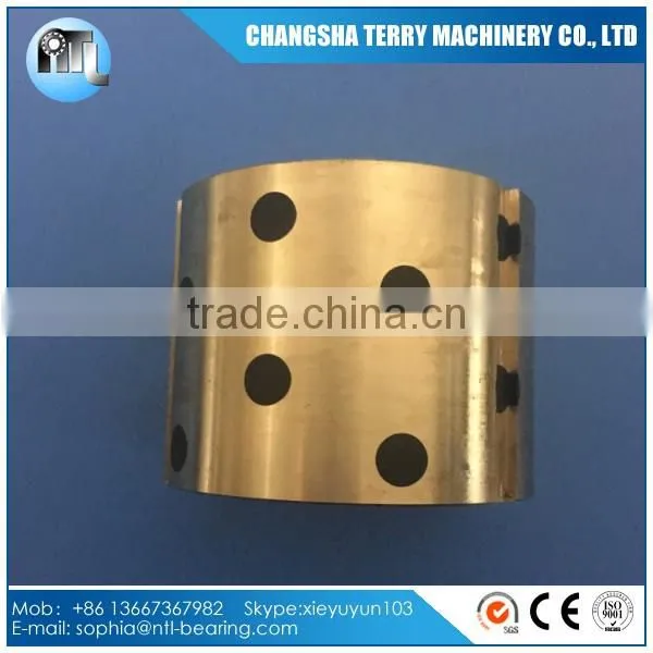 JDB Solid-lubricant Inlaid graphite bronze bushing