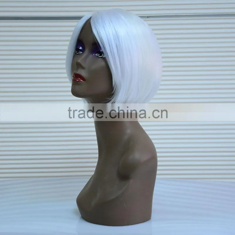 High Quality 2016 New Fashion Pink Wavy Short Bob Wig For Female Model