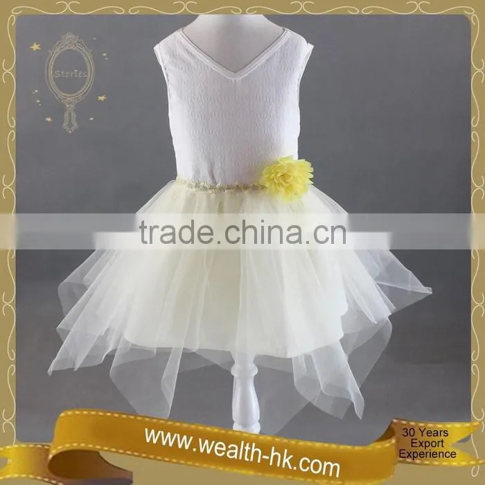 Sweety Elegant Pure Color Girls Princess Dress