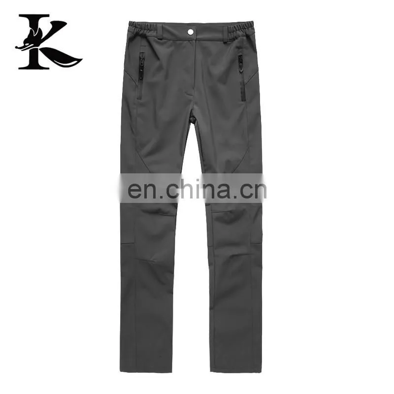Women Winter Outdoor polyester Bonded Micro Fleece Softshell Trousers
