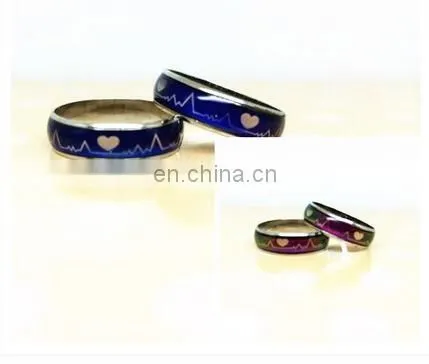 Changing Color Rings Love Temperature Ring Mood Rings by Emotion Feeling Assorted Style Rings Jewelry