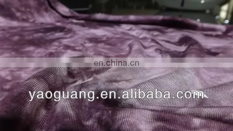 Knit 100% polyester jersey fabric for T-shirt