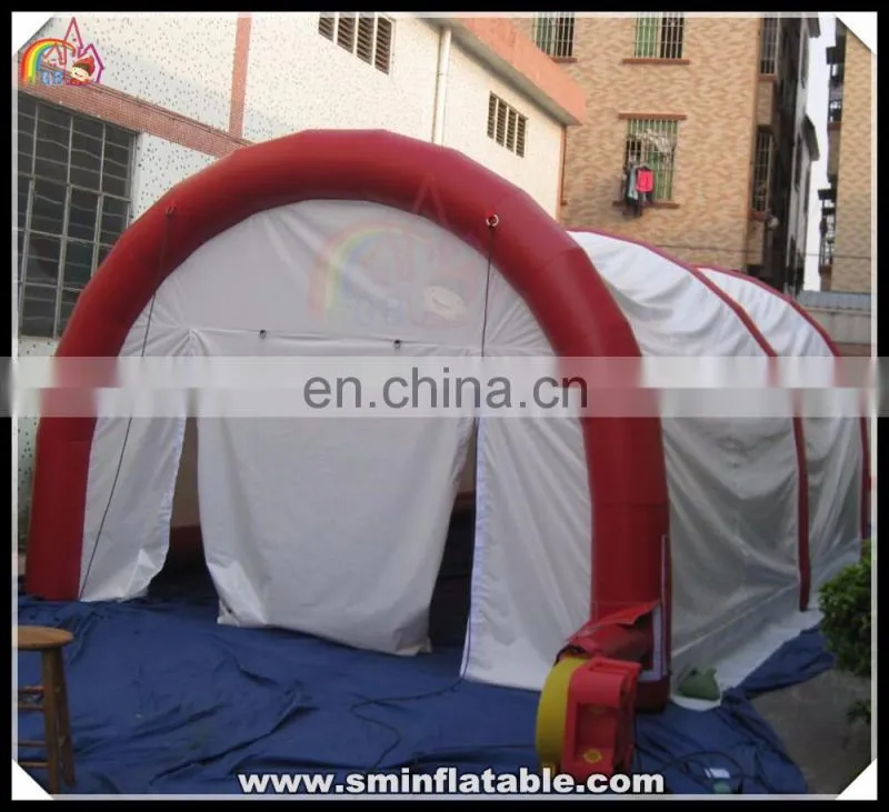 Wholesale inflatable blue camping air tent,inflatable triangle lawn tent for advertisement