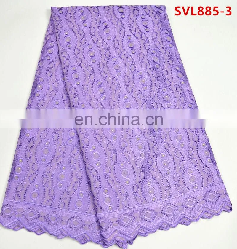 swiss voile cotton lace fabric 100% cotton swiss voile lace fabric black