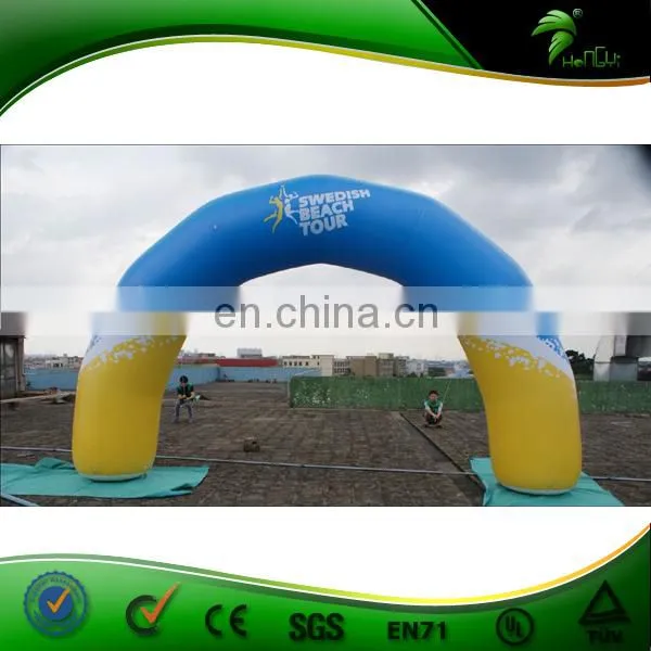 Popular Style Inflatable LED arch / cheap inflatable entrance arch for day and night event