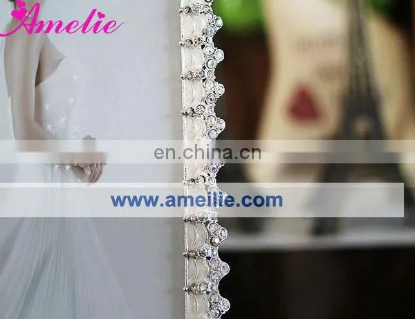 A0132 Alloy Diamond Crystal Enamel Wedding Anniversary Photo Frame