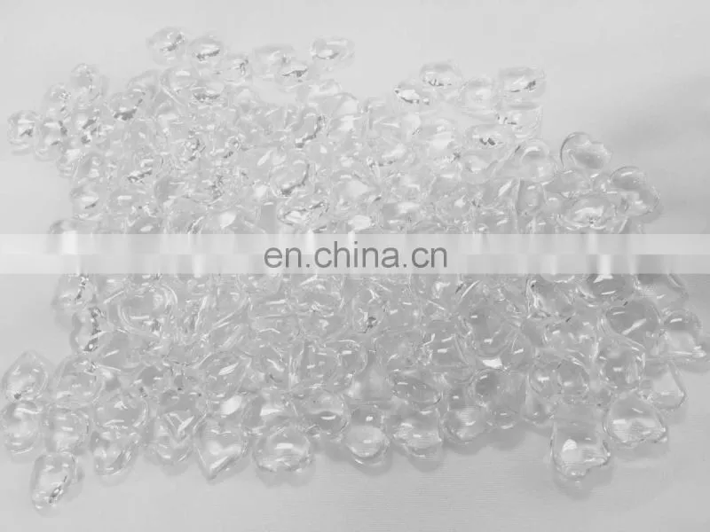 Acrylic Hearts Vase Gems or Table Scatters