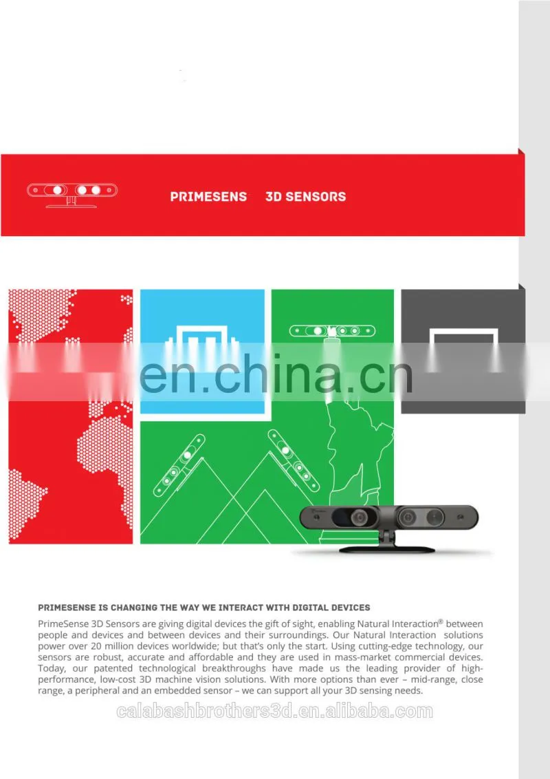 High Resolution In Stock Cheap Portable 3D Scanner Primsense Carime 1.09 Sensor