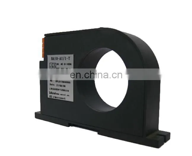 with DC analog 4-20mA output ture effective measurement adopted ac 0-600A input current transducer