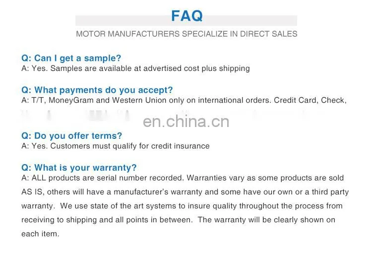 Hot selling 11kw 2930 rpm YE2 160M1-2 three phase electric ac water pump motor of China Supplier