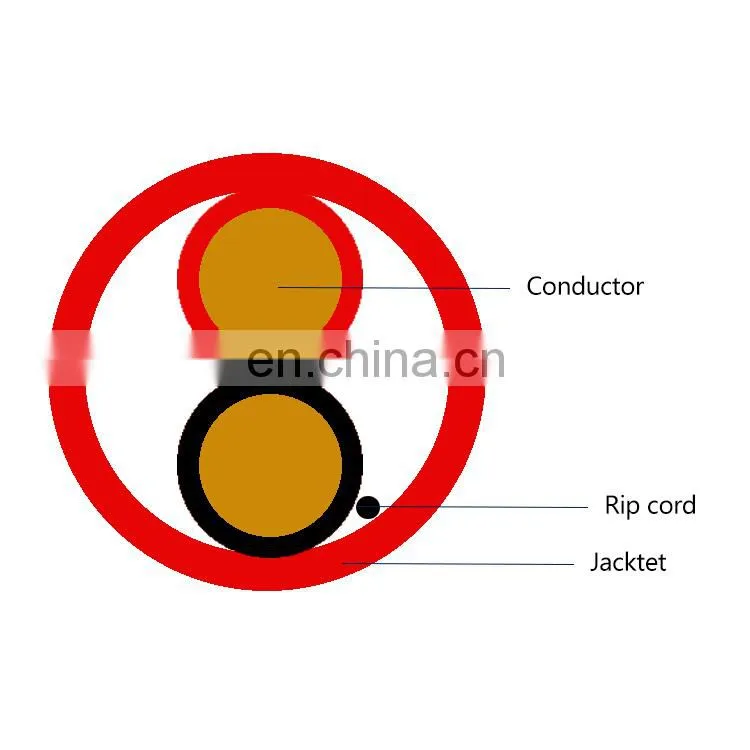 CCA or solid bare conductor 4core 6core 8core fire alarm cable