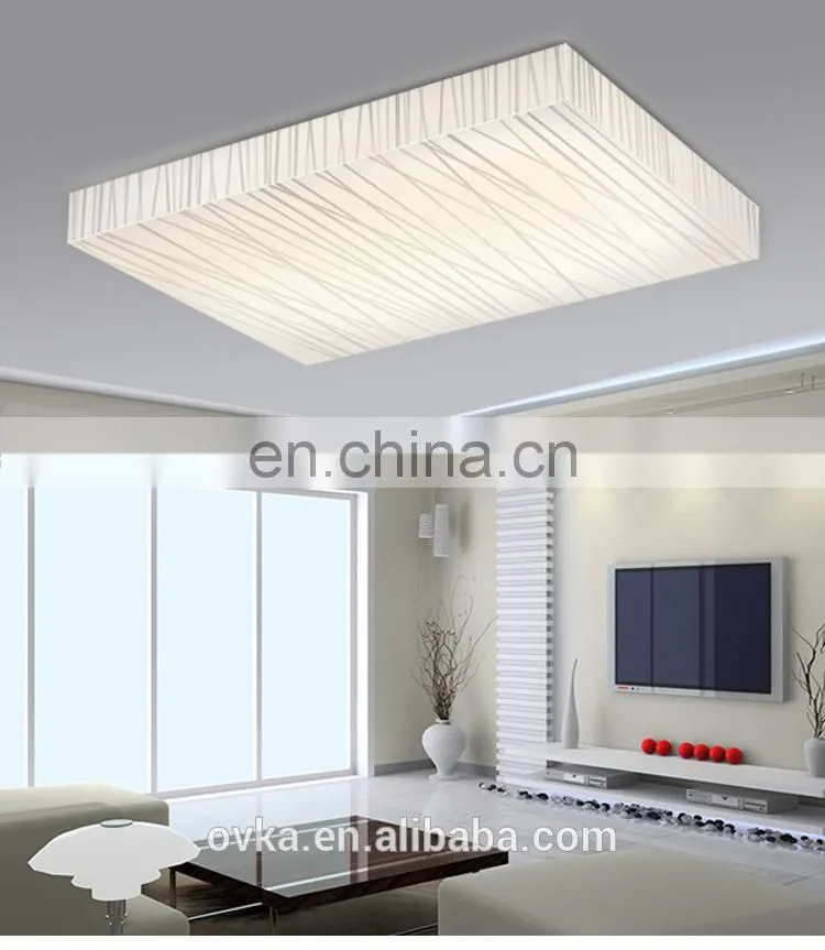 Simple square LED acrylic ceiling light for house